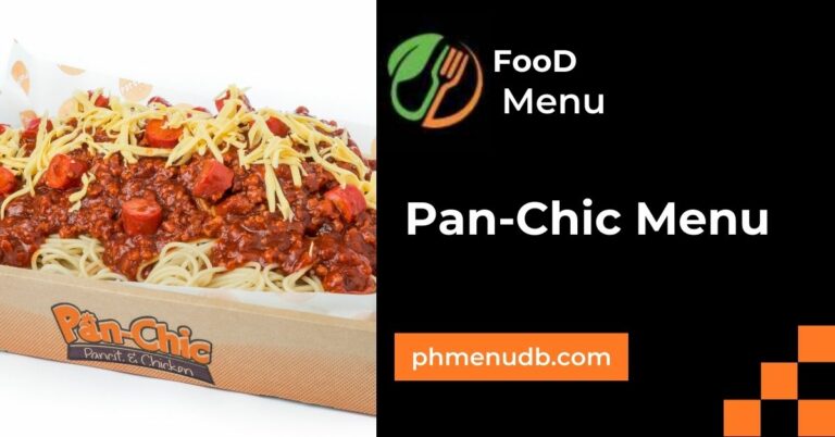 Pan-Chic Menu – 2024 For The Philippines!